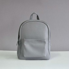 Жіночий шкіряний рюкзак Carbon-S Grey сірий