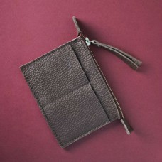 Женский кожаный кошелёк Keeper Wine фиолетовый