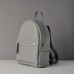 Женский кожаный рюкзак Sport Gray серый
