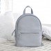 Женский кожаный рюкзак Sport Gray серый