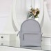 Женский кожаный рюкзак Sport Gray серый