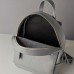 Женский кожаный рюкзак Sport Gray серый
