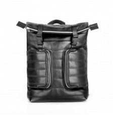 Шкіряний рюкзак JIZUZ Motto M403511B чорний