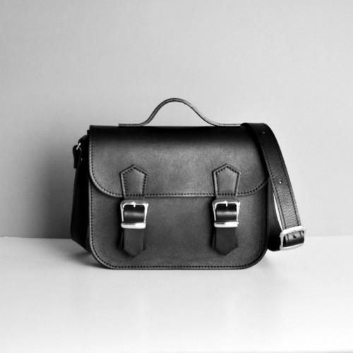 Портфель JIZUZ Satchel Mini Black гладкий черный