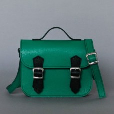 Жіночий шкіряний клатч Sathcel Mini зелений