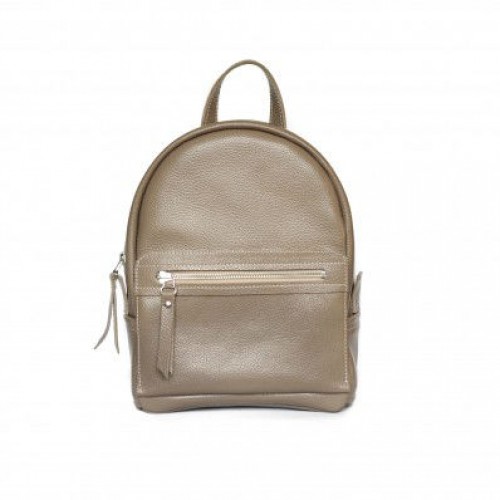 Женский кожаный рюкзак Sport Beige бежевый