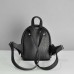 Женский кожаный рюкзак Baby Sport Black Elephant чёрный