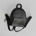 Женский кожаный рюкзак Baby Sport Black Elephant чёрный