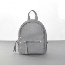 Жіночий шкіряний рюкзак Baby Sport Gray сірий