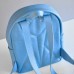 Жіночий шкіряний рюкзак Carbon Sky Soft Back блакитний