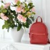 Жіночий шкіряний рюкзак Sport Red червоний