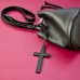 Жіноча шкіряна сумка Cross black чорна