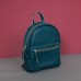 Женский кожаный рюкзак Sport Emerald зелёный