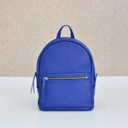 Жіночий шкіряний рюкзак Sport Night Blue синій