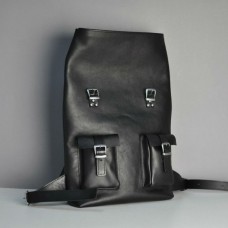 Рюкзак Mount Black з гладкої шкіри