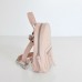 Женский кожаный рюкзак Baby Sport Nude (chain) бежевый