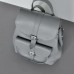 Женский кожаный рюкзак Classik Grey серый