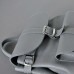 Женский кожаный рюкзак Classik Grey серый