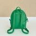 Женский кожаный рюкзак Sport Green зеленый