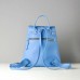 Жіночий шкіряний рюкзак Classik Sky blue