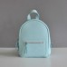 Женский кожаный рюкзак Baby Sport Blue голубой