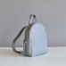 Женский кожаный рюкзак Baby Sport Grey (naked) серый
