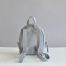 Женский кожаный рюкзак Baby Sport Grey (naked) серый