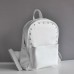 Женский кожаный рюкзак Carbon-S White белый