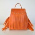 Жіночий шкіряний рюкзак Ethnic Orange оранжевий