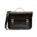 Женская кожаная сумка College satchel коричневая