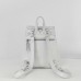 Жіночий шкіряний рюкзак Classik White New білий