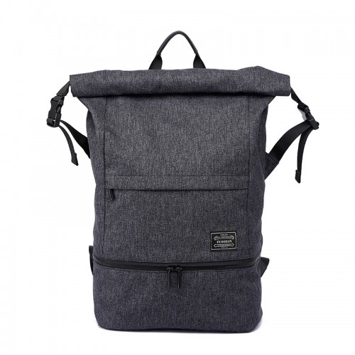 Міський рюкзак TuGuan 1761 RollTop з відділом для мокрих речей чорний