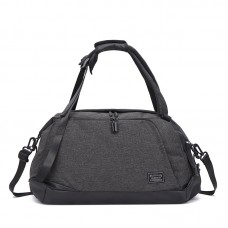 Спортивная сумка-рюкзак TuGuan 1816 с отделом для обуви и для мокрых вещей черная