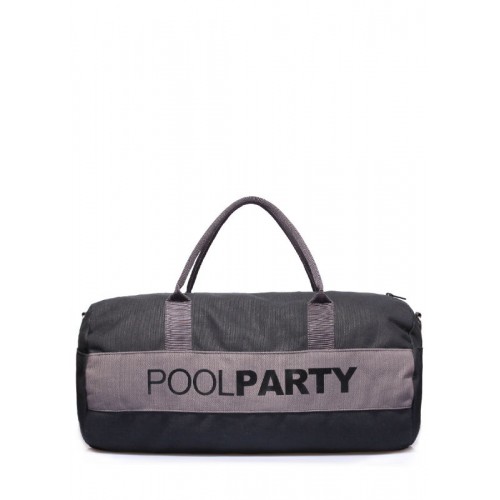 Спортивна сумка POOLPARTY Gymbag сіра