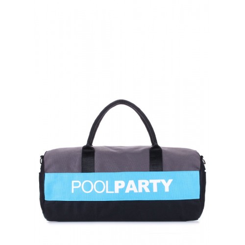 Спортивная сумка POOLPARTY Gymbag голубая