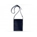 Чоловіча шкіряна сумка Wellbags Messenger blue horse W029.2 синя