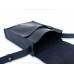 Чоловіча шкіряна сумка Wellbags Messenger blue horse W029.2 синя