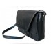 Мужской кожаный портфель Wellbags Classic messenger black W043 чёрный