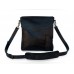 Чоловіча шкіряна сумка Wellbags Vladslav messenger bag W034 чорна