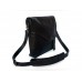 Чоловіча шкіряна сумка Wellbags Vladslav messenger bag W034 чорна