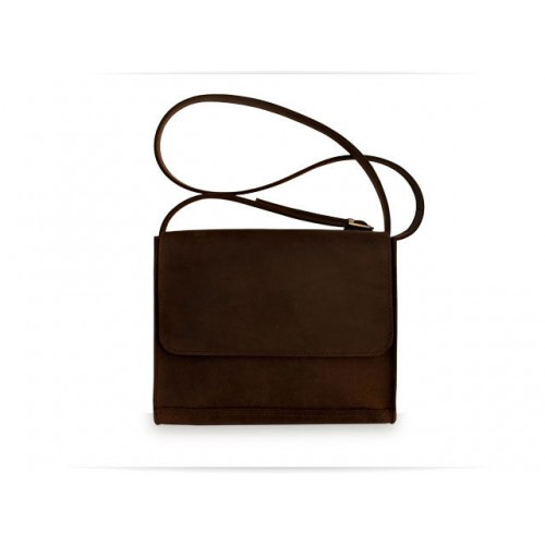 Жіноча шкіряна сумка Wellbags Field bag brown (w053) коричнева