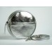 Жіноча шкіряна сумка Wellbags Silver bag circle (W038.7) срібло