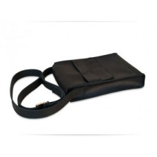 Чоловіча шкіряна сумка Wellbags Messenger black horse W029.1 чорна