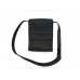 Мужская кожаная сумка Wellbags Messenger black horse W029.1 чёрная
