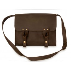 Шкіряна сумка Wellbags Satchel bag brown 2 (W020.3) коричнева
