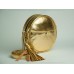 Кожаная женская сумка Wellbags Gold bag circle (W038.6) золотая
