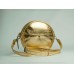 Кожаная женская сумка Wellbags Gold bag circle (W038.6) золотая