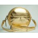 Кожаная женская сумка Wellbags Gold bag circle (W038.6) золотая