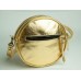 Кожаная женская сумка Wellbags Gold bag circle (W038.6) золотая
