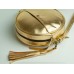 Кожаная женская сумка Wellbags Gold bag circle (W038.6) золотая